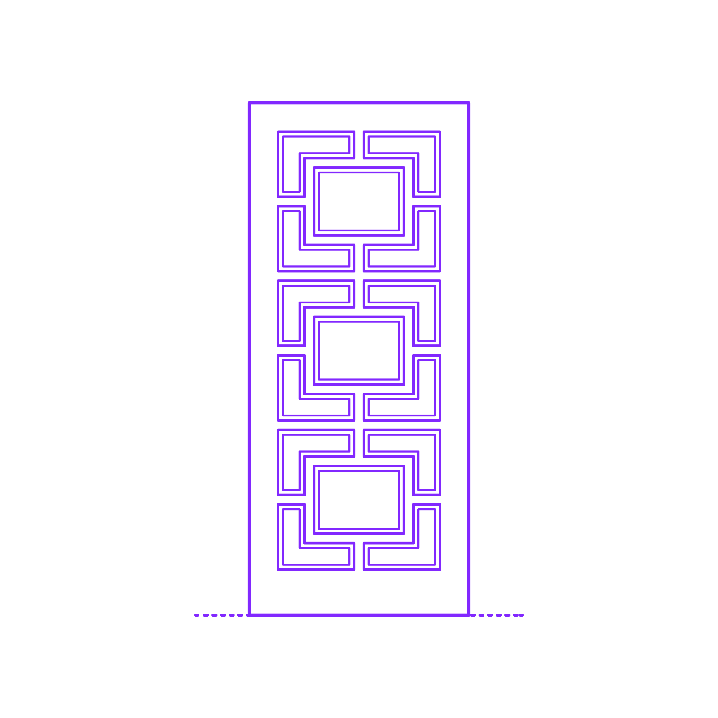 Buildings Exterior Doors Solid Entry Door Ornate 15 Panels Border Groups Craft Design Svg File Free Vectors